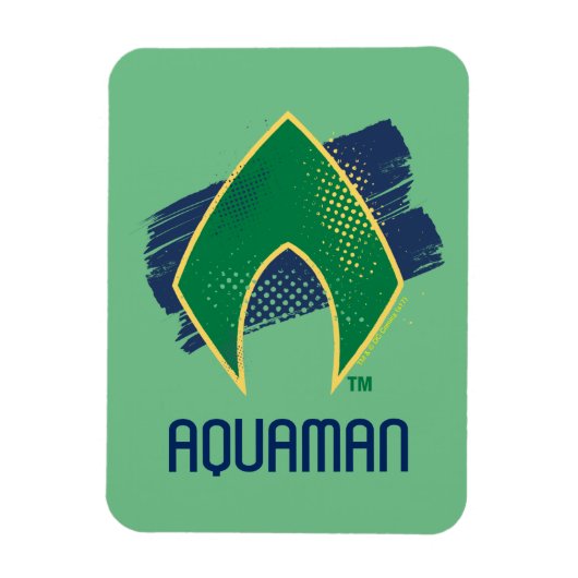 Justice League | Symbool voor penseel en halftoon Magneet (Verticaal)