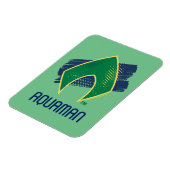 Justice League | Symbool voor penseel en halftoon Magneet (Linkerzijde)