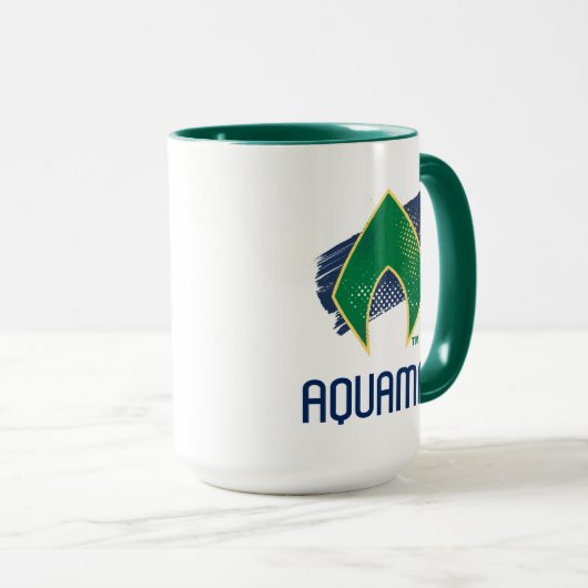 Justice League | Symbool voor penseel en halftoon  Mok (Voorkant rechts)