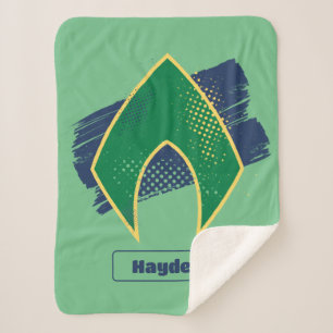 Justice League   Symbool voor penseel en halftoon  Sherpa Deken