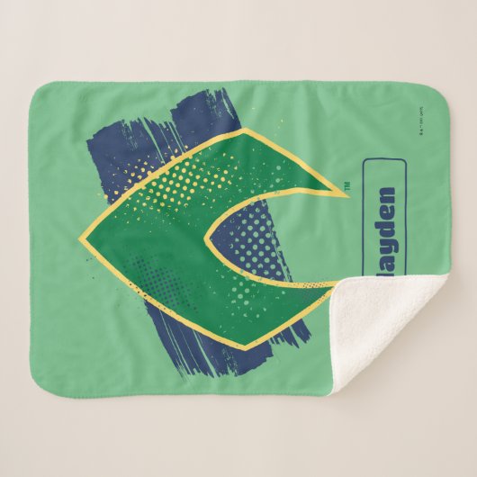 Justice League | Symbool voor penseel en halftoon  Sherpa Deken (Voorkant (horizontaal))