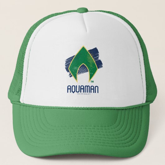 Justice League | Symbool voor penseel en halftoon  Trucker Pet (Voorkant)