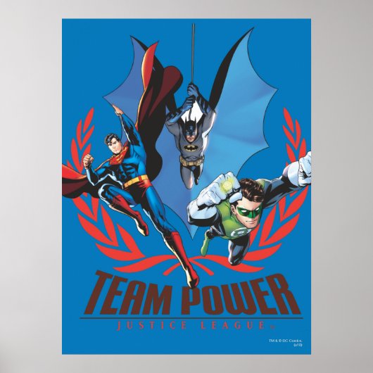 Justice League Team Power Poster (Voorkant)