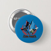 Justice League Team Power Ronde Button 5,7 Cm (Voorkant /achterkant)
