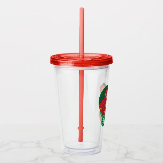 Justice League The Flash Holiday Bauble Acryl Drinkbeker (Rechts)