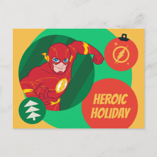 Justice League The Flash Holiday Bauble Feestdagenkaart