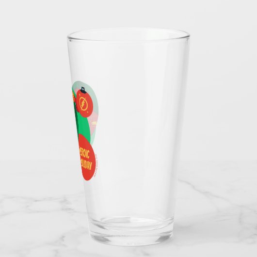 Justice League The Flash Holiday Bauble Glas (Links)