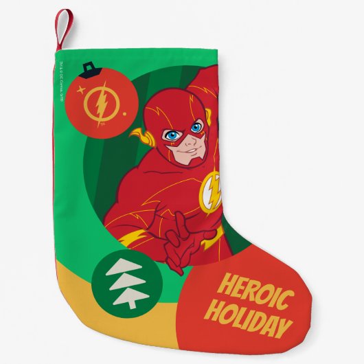 Justice League The Flash Holiday Bauble Kleine Kerstsok (Voorkant)