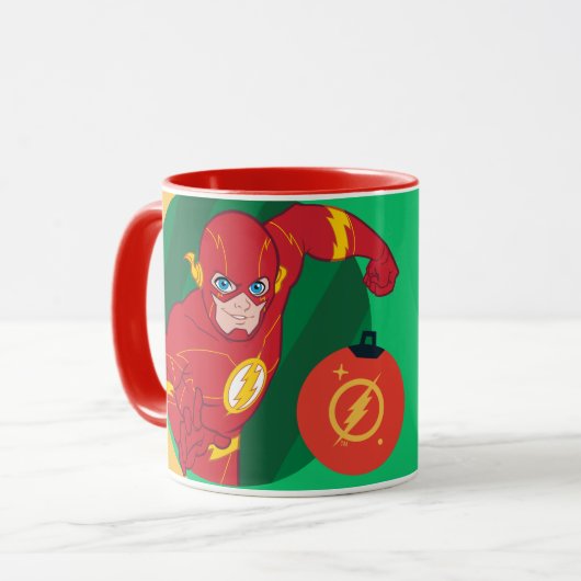 Justice League The Flash Holiday Bauble Mok (Voorkant links)