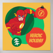 Justice League The Flash Holiday Bauble Poster (Voorkant)