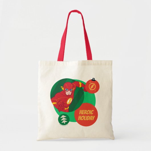 Justice League The Flash Holiday Bauble Tote Bag (Voorkant)