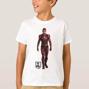 Justice League The Flash op het slagveld T-shirt