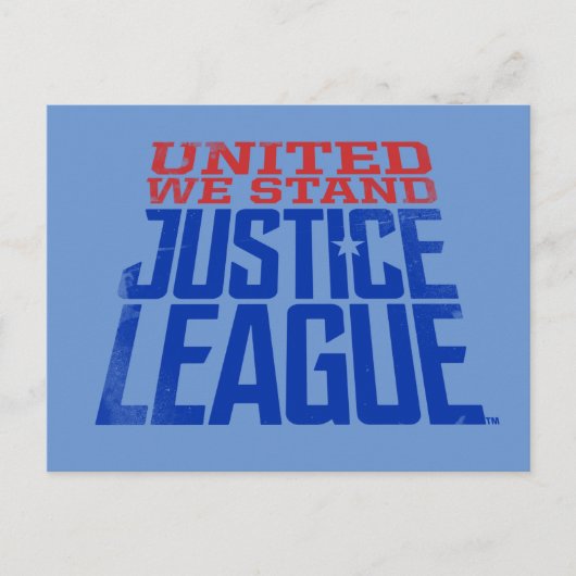 Justice League | Verenigde Wij staan voor grafisch Briefkaart (Voorkant)