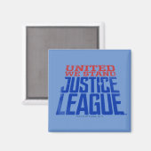 Justice League | Verenigde Wij staan voor grafisch Magneet (Voorkant / Achterkant)