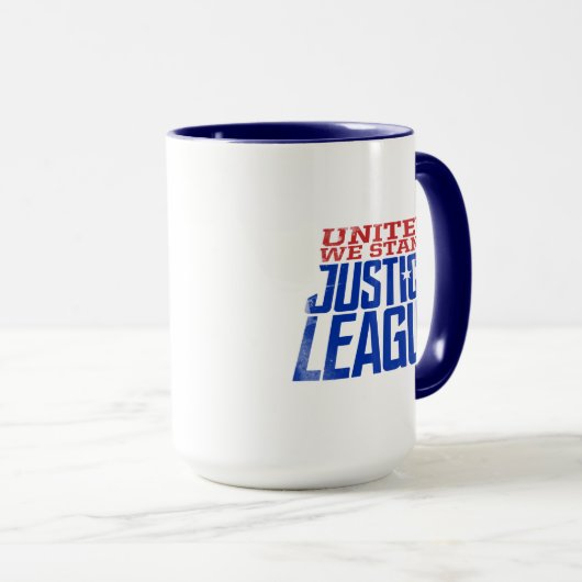 Justice League | Verenigde Wij staan voor grafisch Mok (Voorkant rechts)