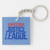 Justice League | Verenigde Wij staan voor grafisch Sleutelhanger (Achterkant)