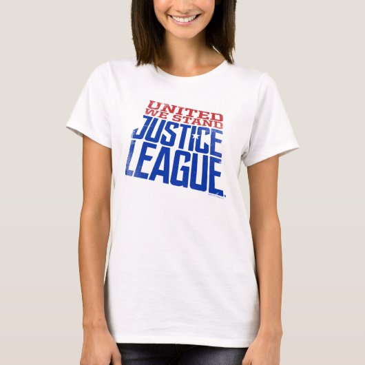 Justice League | Verenigde Wij staan voor grafisch T-shirt (Voorkant)
