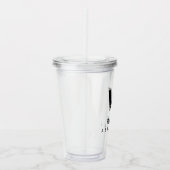 Justice League | Wayne Aerospace Logo Acryl Drinkbeker (Rechts)