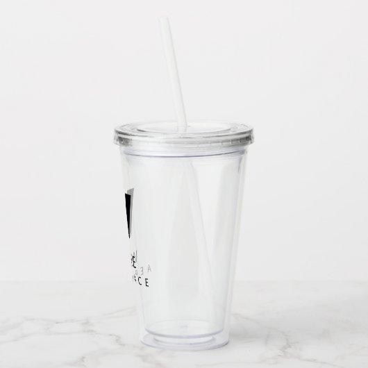 Justice League | Wayne Aerospace Logo Acryl Drinkbeker (Links)