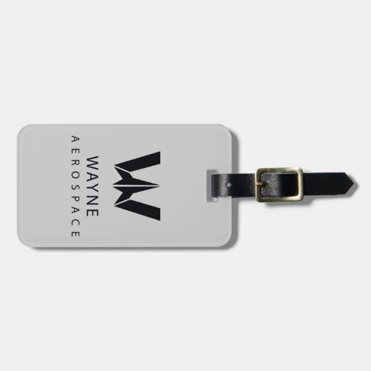 Justice League | Wayne Aerospace Logo Bagagelabel (Voorkant horizontaal)