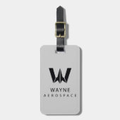Justice League | Wayne Aerospace Logo Bagagelabel (Voorkant verticaal)