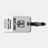Justice League | Wayne Aerospace Logo Bagagelabel (Achterkant horizontaal)