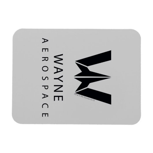 Justice League | Wayne Aerospace Logo Magneet (Horizontaal)