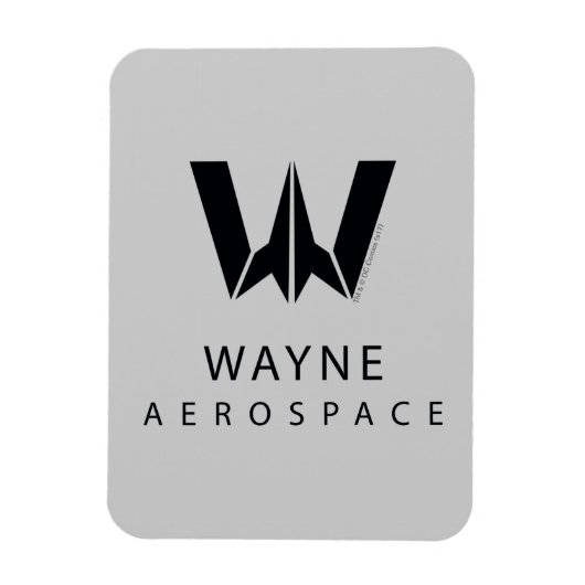 Justice League | Wayne Aerospace Logo Magneet (Verticaal)