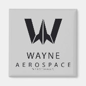 Justice League | Wayne Aerospace Logo Magneet (Voorkant)