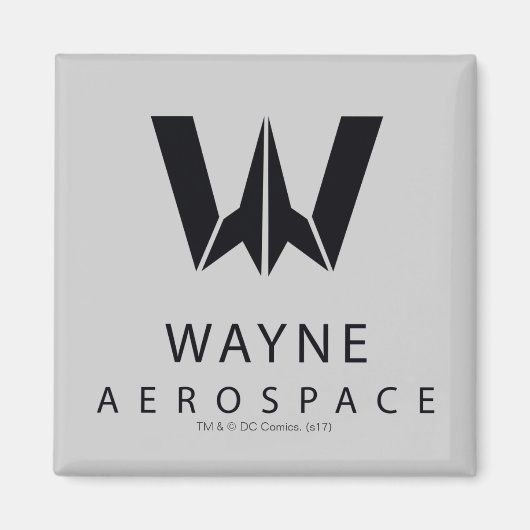 Justice League | Wayne Aerospace Logo Magneet (Voorkant)