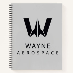 Justice League Wayne Aerospace Logo Notitieboek