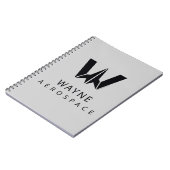 Justice League | Wayne Aerospace Logo Notitieboek (Linkerzijde)