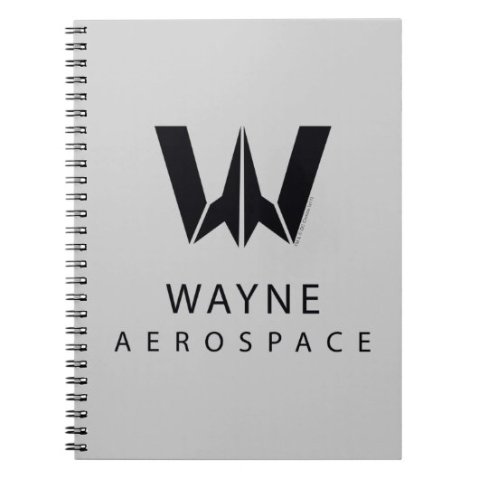 Justice League | Wayne Aerospace Logo Notitieboek (Voorkant)
