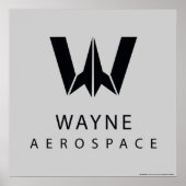 Justice League | Wayne Aerospace Logo Poster (Voorkant)