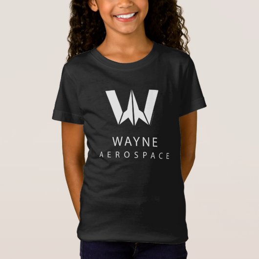 Justice League | Wayne Aerospace Logo T-shirt (Voorkant)