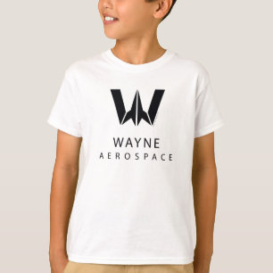 Justice League Wayne Aerospace Logo T-shirt