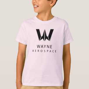 Justice League   Wayne Aerospace-logo T-shirt