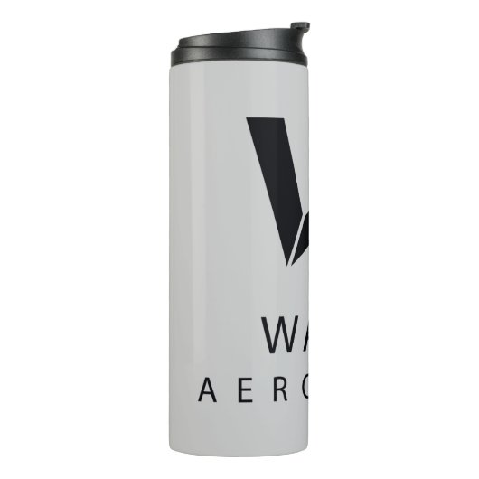 Justice League | Wayne Aerospace Logo Thermosbeker (Gedraaid links)