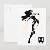Justice League | Wonder-vrouw met Pop-lak Briefkaart (Voorkant / Achterkant)