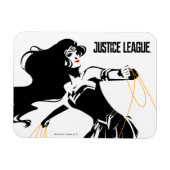 Justice League | Wonder-vrouw met Pop-lak Magneet (Horizontaal)