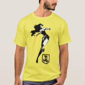 Justice League | Wonder-vrouw met Pop-lak T-shirt (Voorkant)