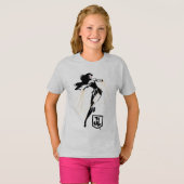 Justice League | Wonder-vrouw met Pop-lak T-shirt (Voorkant volledig)