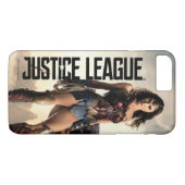 Justice League | Wonder-vrouw op slagveld Case-Mate iPhone Case (Achterkant (Horizontaal))