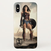 Justice League | Wonder-vrouw op slagveld Case-Mate iPhone Case (Achterkant)