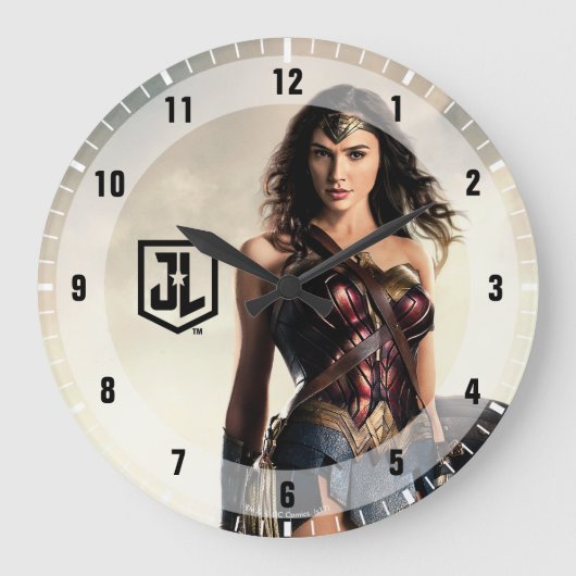 Justice League | Wonder-vrouw op slagveld Grote Klok (Voorkant)