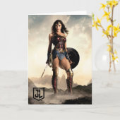 Justice League | Wonder-vrouw op slagveld Kaart (Gele Bloem)