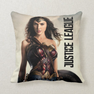 Justice League   Wonder-vrouw op slagveld Kussen