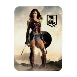 Justice League Wonder-vrouw op slagveld Magneet