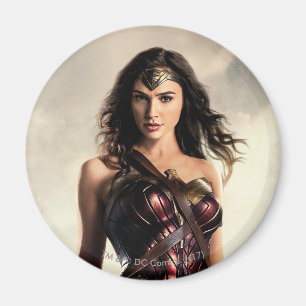 Justice League Wonder-vrouw op slagveld Magneet