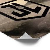 Justice League | Wonder-vrouw op slagveld Poster (Hoek)